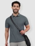Dark Grey Polo T-shirt