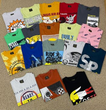 Stylish Boys Round Neck Single Jersey T-Shirt